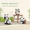 Mini Chinese Style Panda Building Block for Children Creative DIY Assembly Cute Educational Toys Model Bricks Panda