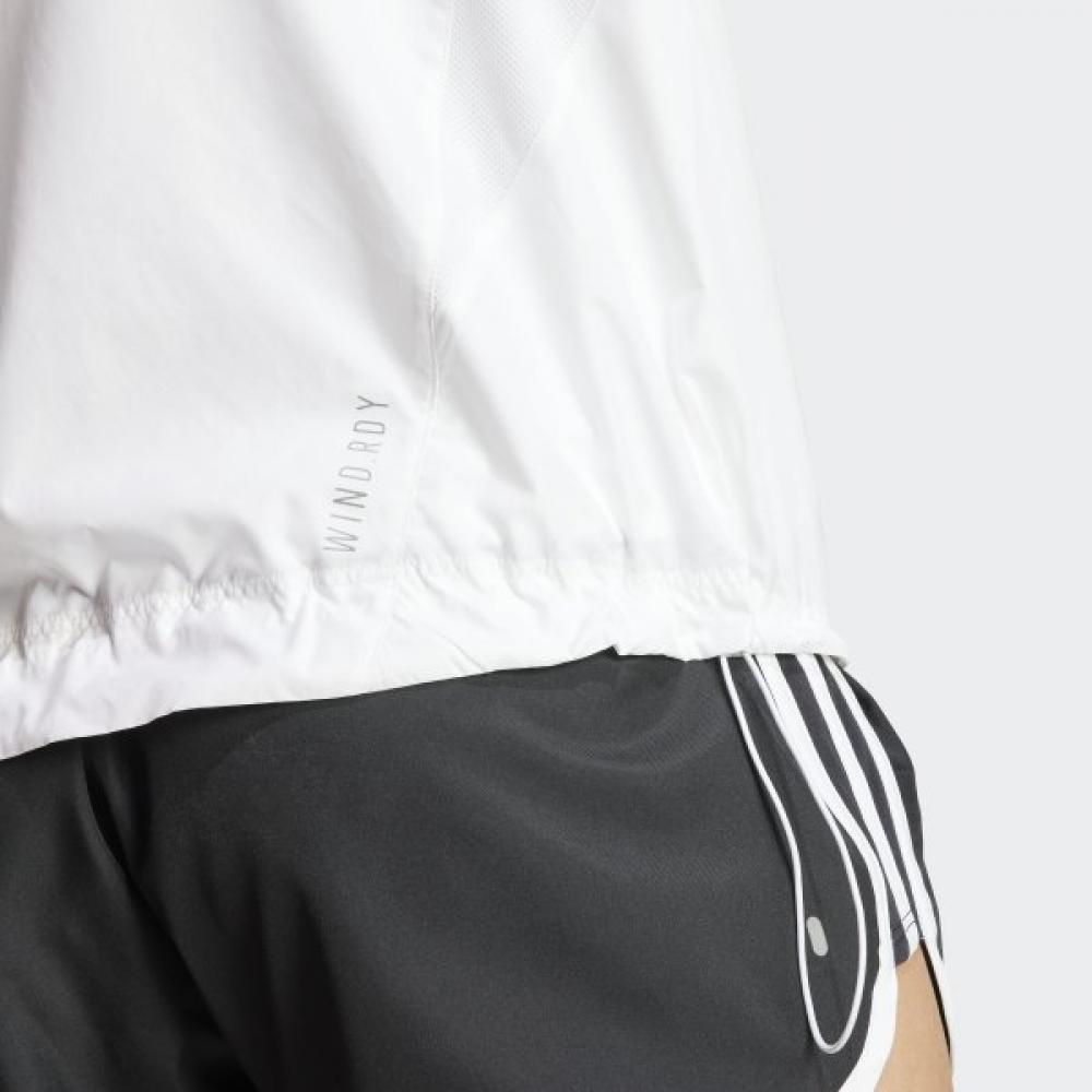 Adidas Женская легкая куртка Adidas Running Owder Run, которая блокирует ветер