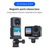 Sport Camera Foldable Magnetic Holder For Dji Osmo Action 5 Pro/4/3 Quick Release Adapter Extension Mount Base Accessories
