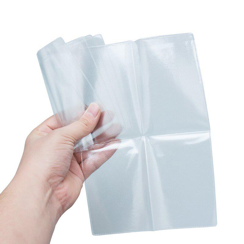 Multi-card Position Cover for Driver Documents PVC Transparent Car Document Protect Cover Wallet Men Women ID Credit Card Holder