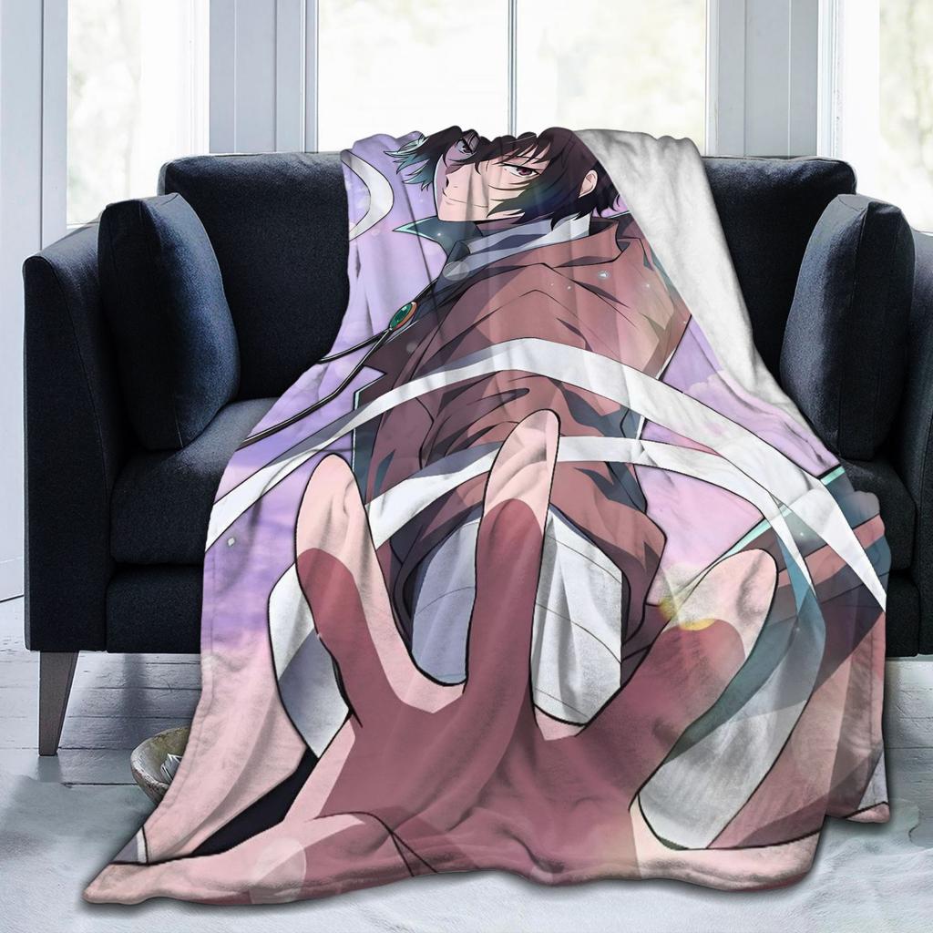 Плед Dazai Bungo Stray Dogs Фланелевый Осень/Зима Многофункциональный Теплый Плед для Кровати Офиса Покрывало