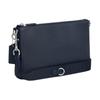 COACH Holden 25 Logo zipper closure Exquisite pebbled leather and smooth calfskin Shoulder crossbody bag Medium Men's Denim blue