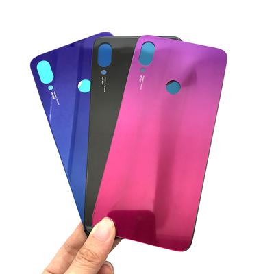 Для Xiaomi Redmi Note 7 задняя дверца батарейного отсека, стеклянная панель, корпус задней двери с клеем для Redmi Note 7