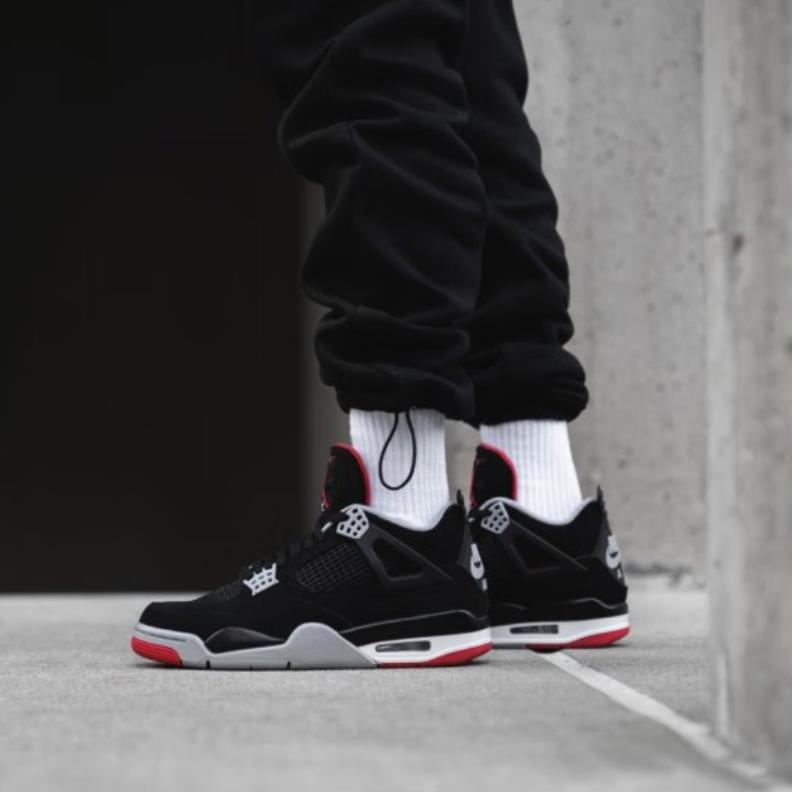 Jordan 4 Retro Bred 2019 GS 408452-060
