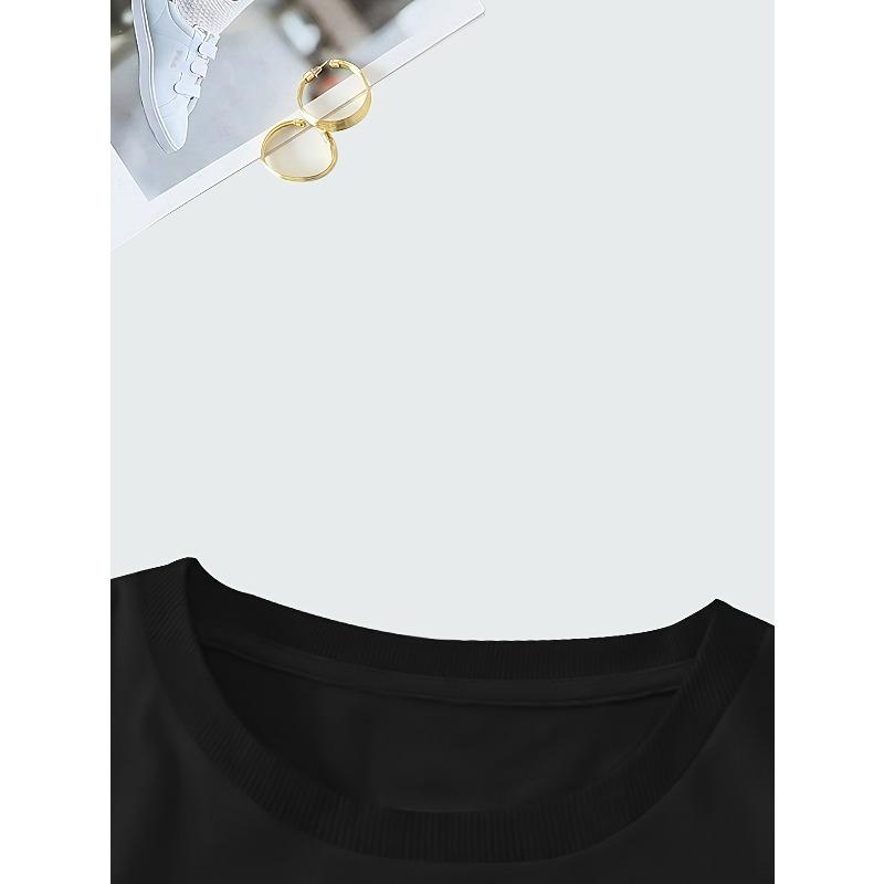 Европейский размер  С принтом Повседневная Круглый вырез Короткий рукав Футболка Летняя Новая Женская одежда