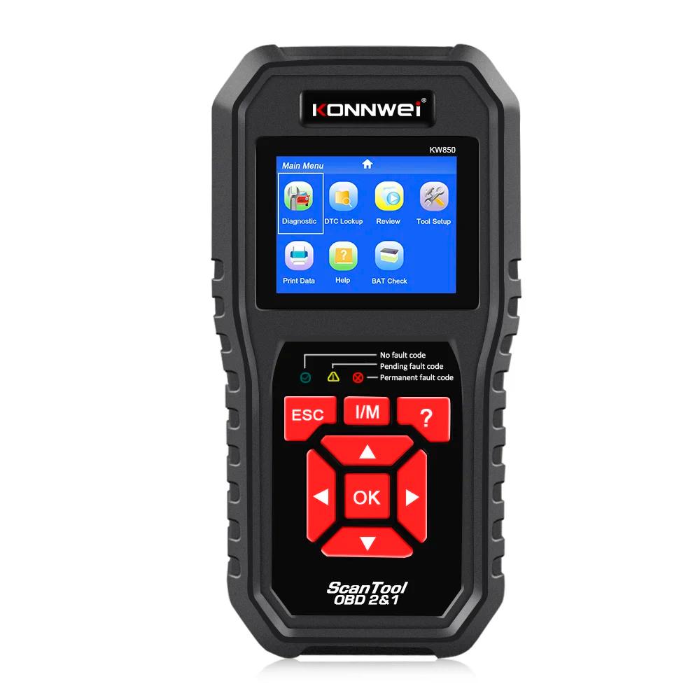 KONNWEI KW850 OBD2 Car Diagnostic Scanner Tools OBD 2 Diagnostic Tool Check Engine Automotive Car Scanner Code Reader