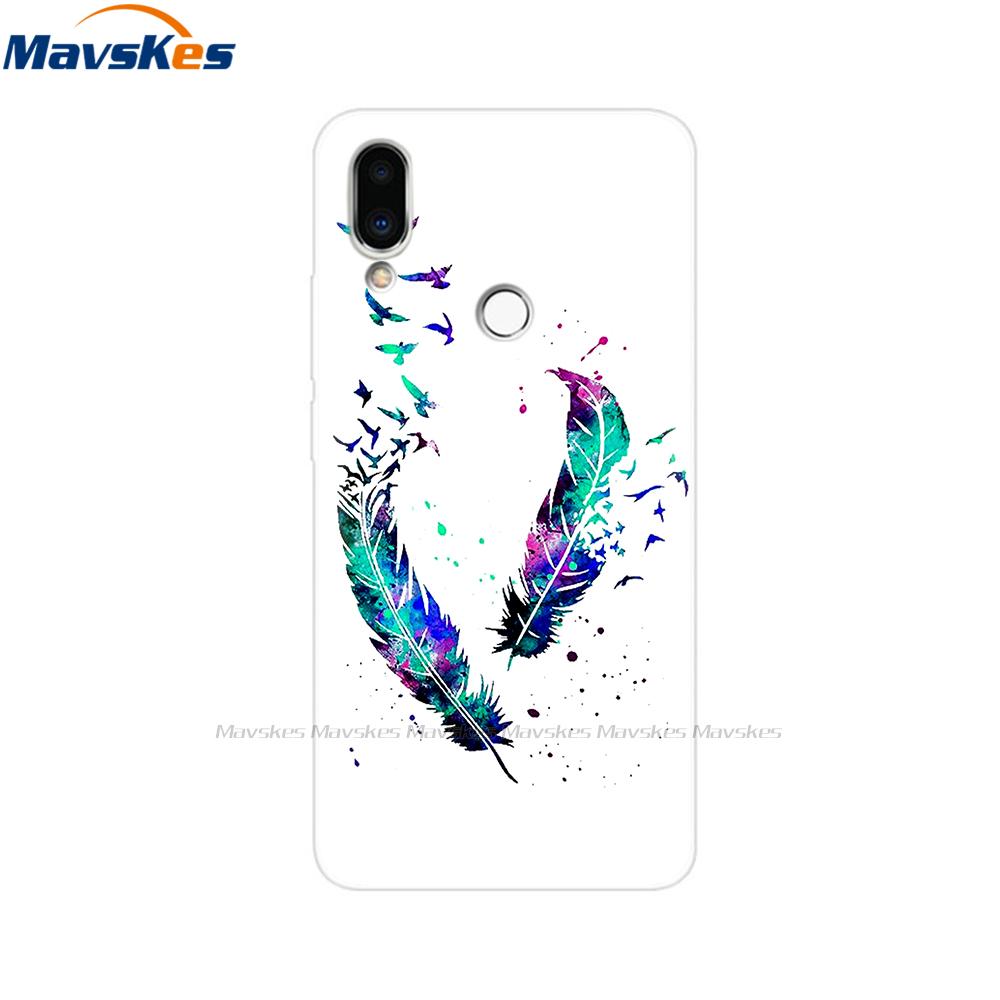Мягкий чехол из ТПУ для Meizu Note 9 с принтом кошки, животного, цветка, защитные силиконовые чехлы, корпуса для телефона, сумки, бампер для Meizu Note9