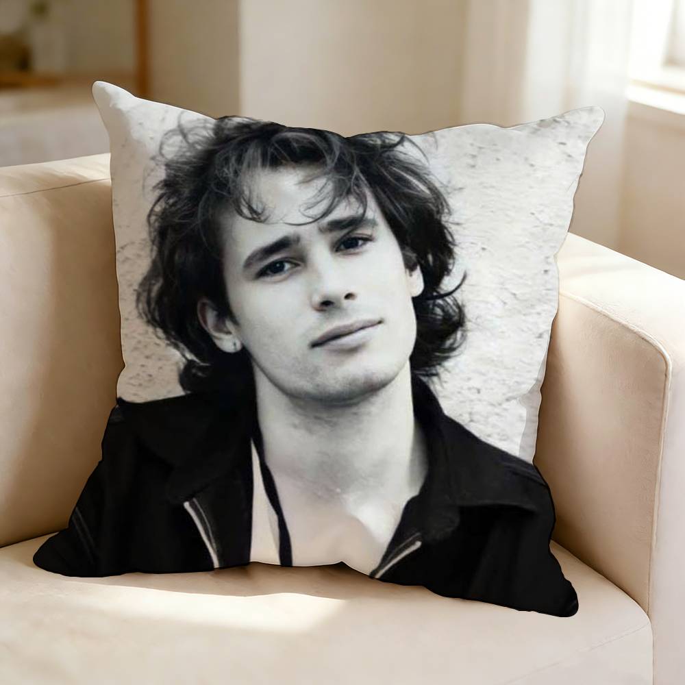 Legendary SingerSongwriter JJeff BBuckley Pillow Case Square DoubleSided Sofa Cushion Cover Bedroom Bedside Pillow