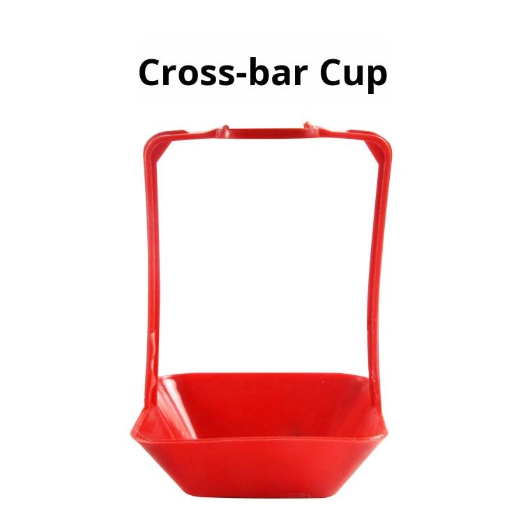 Automatic Spring-Type Plastic Chicken Drinker New Hanging Cup Waterer Bowl Nipple-Type Chicken Waterer for Animal Husbandry