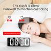 Outdoor Camping Desktop Portable Digital Clock LED Screen, Temperature And Humidity Readings Adjustable Dual-Mode Alarm Clock