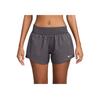 Nike Solid Color Elastic Casual Shorts Women shorts Brown DX6011-036