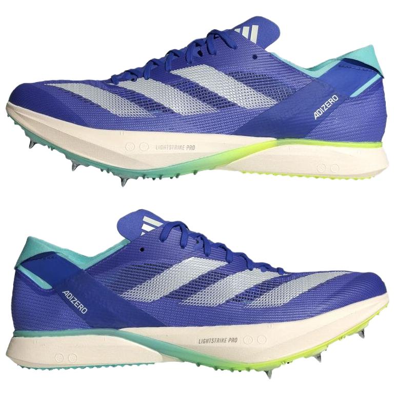 adidas Adizero Avanti Удобные Легкие Нескользящие Прочные Низкие Кроссовки для Бега Женские Кроссовки Синий Серебристый IF1189