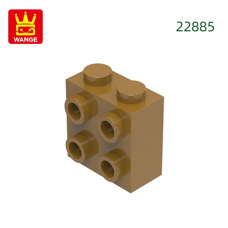 Нетоксичный 77 шт./лот 1x2x1 2/3 С шипами с 1 стороны Блок Moc Цветные Аксессуары Совместимые с 22885 Кирпич DIY Детская Игрушка Сборка