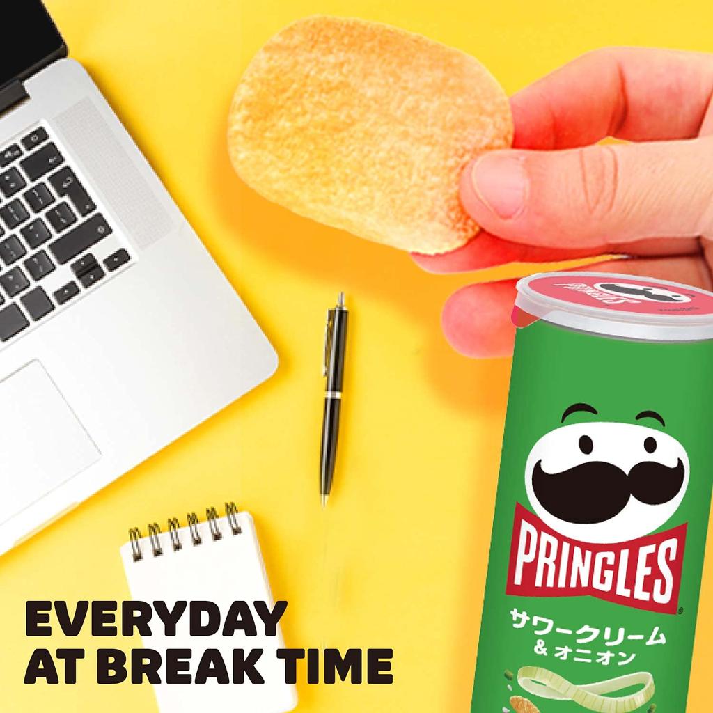 Kellogg Pringles Cream 110 г x 8 коробок<Sour & Onion>