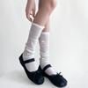 Stockings Women JK Lolita Kawaii Bow Sweet Girls Knee Socks Women Stockings Ballet Style Solid Color Loose Long Socks Stockings