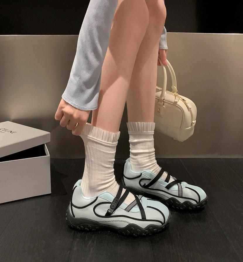 Модная женская белая обувь Весна Осень Мода Роскошь Нескользящая Повседневная обувь Дышащая Легкая Удобная Увеличение роста Балетки