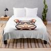 Cute cartoon chinchilla blanket office nap blanket four seasons warm blanket gift blanket