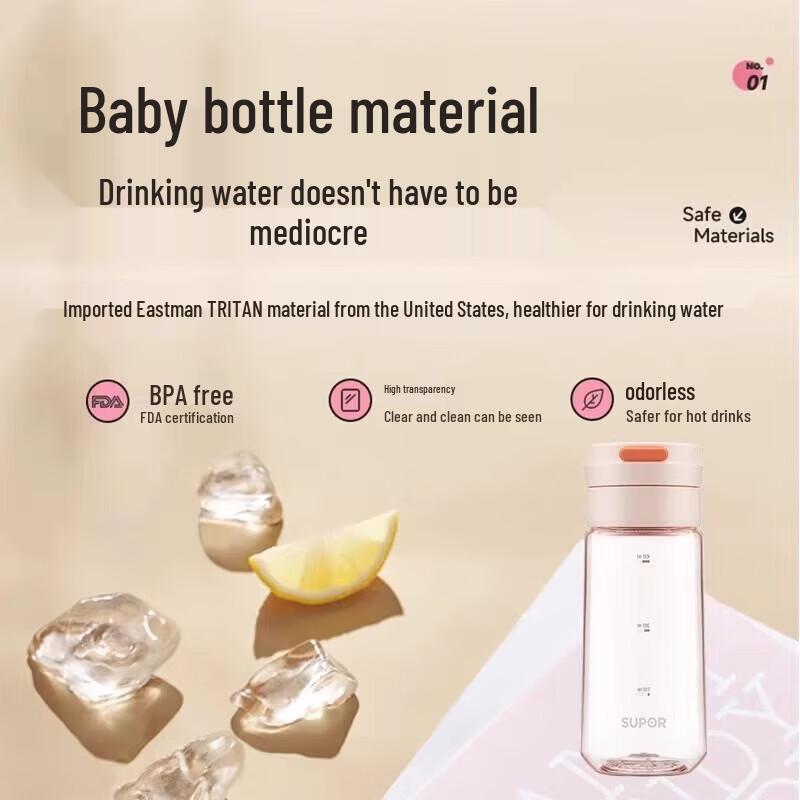 SUPOR Портативная стеклянная бутылка для воды большой емкости