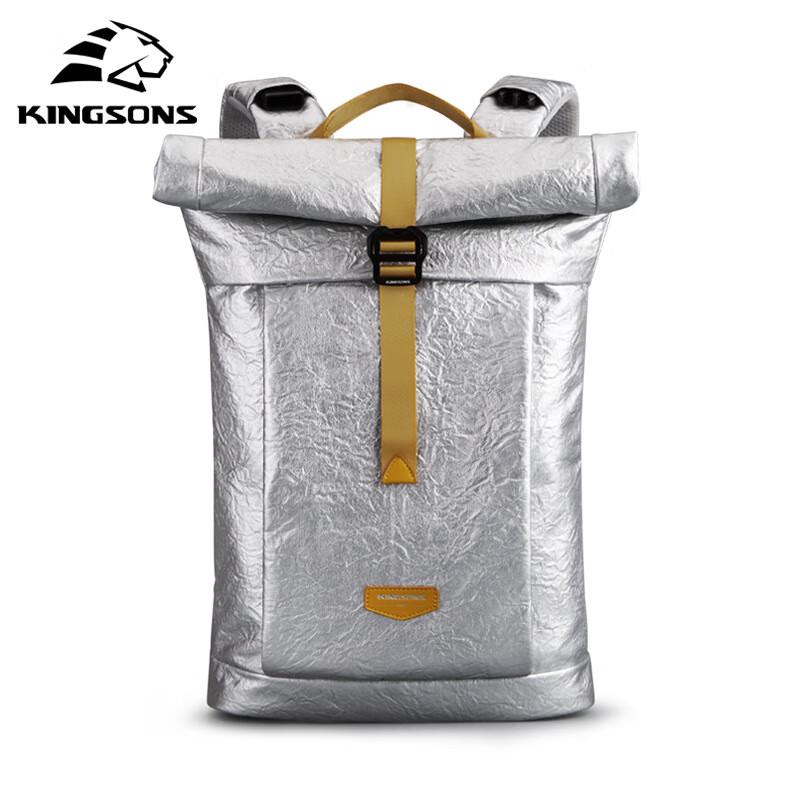 Jinshengs Retro Splash-Proof Laptop Backpack