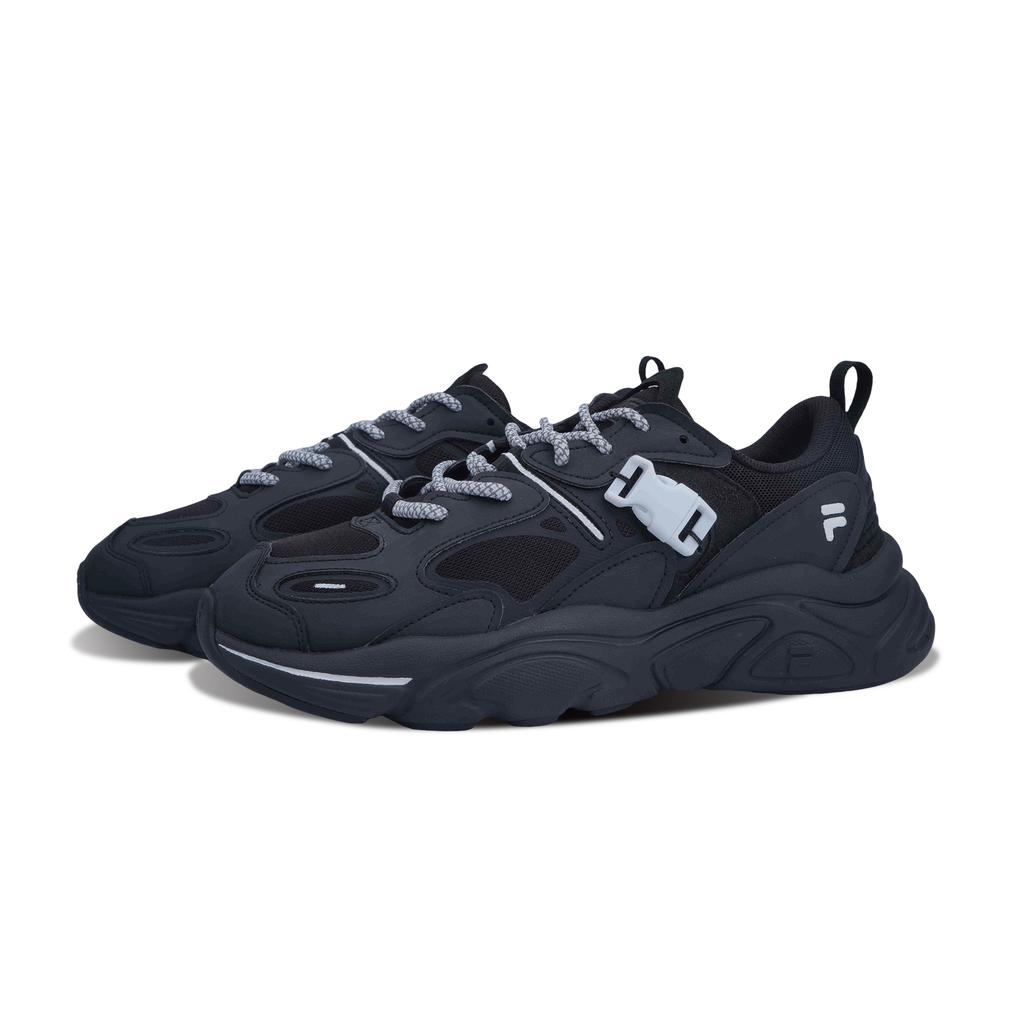 Fila Mars 2 Mars 2.0 Черная Зона Снежная Пряжка Низкие Повседневные Кроссовки Мужские Черно-Белые F52M612175FBK(Команда1156-)