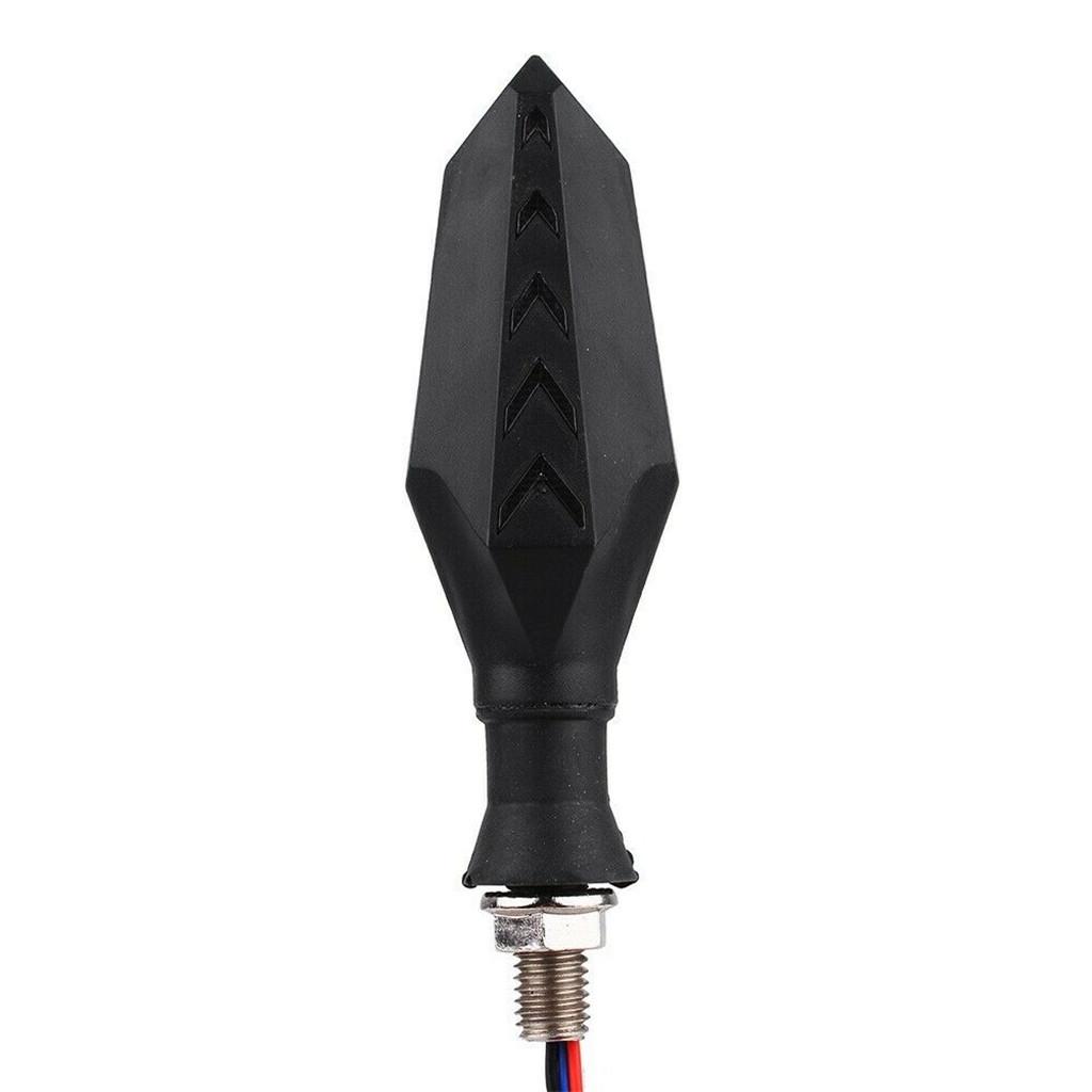 Motorcycle 17LED Turn Signals Indicator Light Universal Two Side Sequential