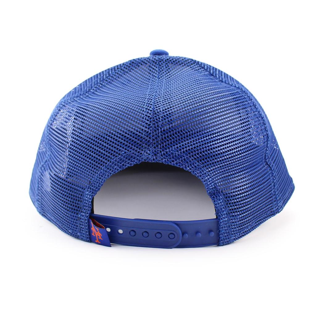 New Era Mesh Cap LP9FIFTY New York Mets MLB TRUCKER MESH CAP BLUE NEW ERA NEW YORK METS LOW PROFILE SNAPBACK [Used]