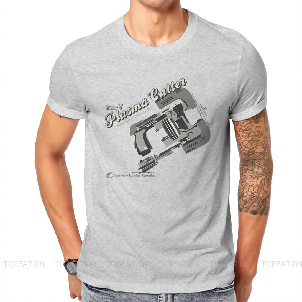 Dead Space Video Game Plasma Cutter Essential Tshirt Vintage Gothic Mens Clothing Tops Cotton Crewneck T Shirt