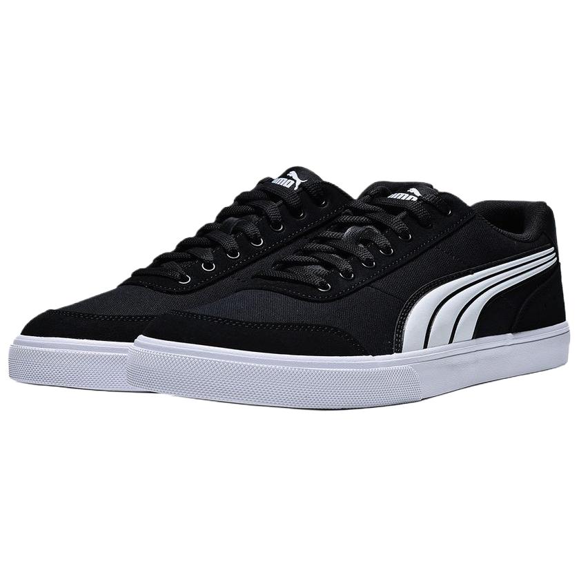 Puma Кроссовки Court Ever Cv Мягкие Удобные Низкие Унисекс Черный 40729103