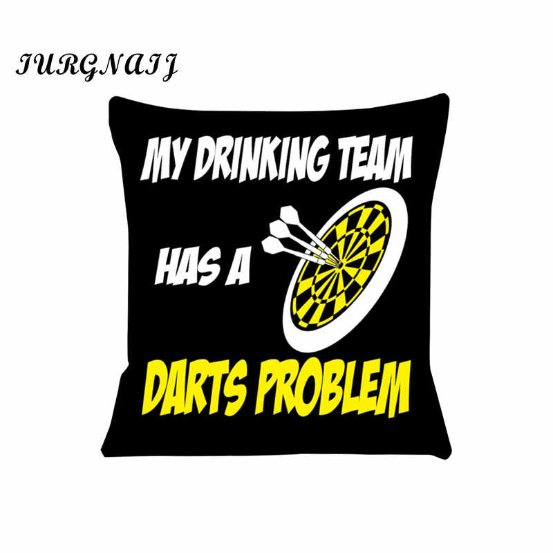 Darts Beer Cushion Cover for Sofa Pillow Case Cover Seat Car Throw Pillowcase Xcm For Home Decorative SJ