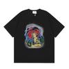 Casablanca Print T-Shirt Men Women Loose Fit Short Sleeve Casual Top
