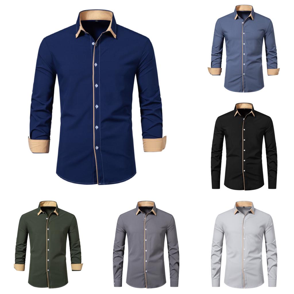 Outdoor Casual Shirt For Men Lapel Breathable Slim Top High Quality Design Street Wear Casual Shirt For Men