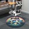 1pc Mushroom Snail Office Round Area Rug, Under Office Chairs Bedroom Living Room Home Decor, Room Deco, Available in Various Sizes 166