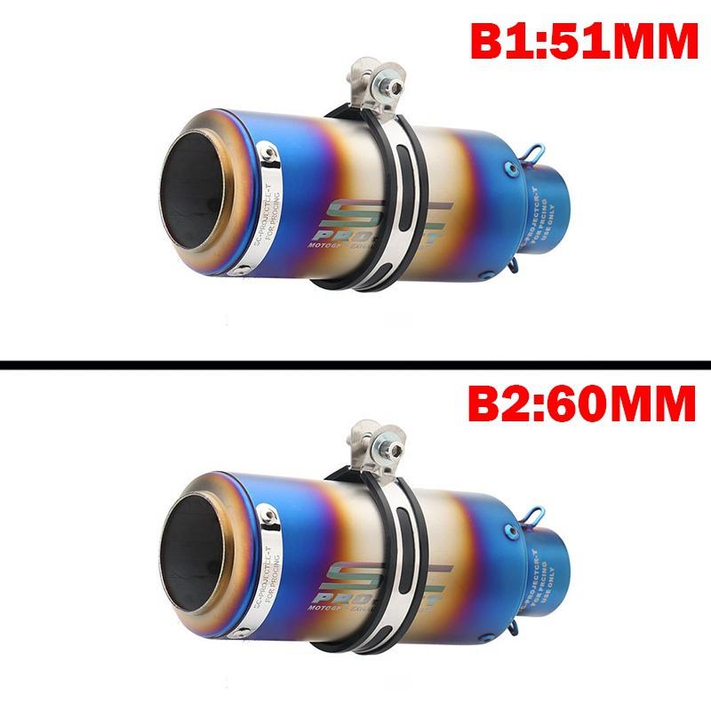 10 стилей, высокое качество, SC PROJECT, внутренний диаметр 51 мм/60 мм, выхлопная трубка мотоцикла, съемная трубка глушителя DB Killer, мотоцикл MTB ATV