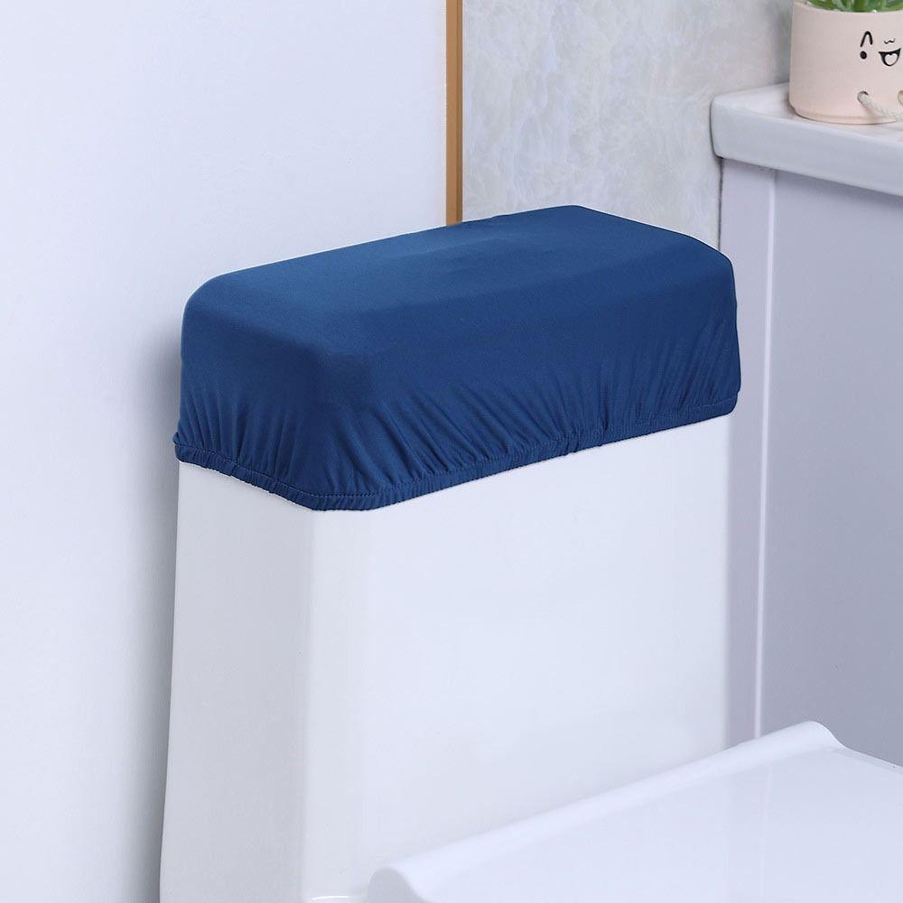Dustproof Toilet Tank Protective Sleeves Soft Elastic Toilet Cover Toilet Tank Lid Tray Topper