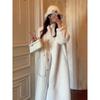 Autumn and Winter Thickened Long Fur Integrated Fur Coat Feminine Light Simple Coat Tide