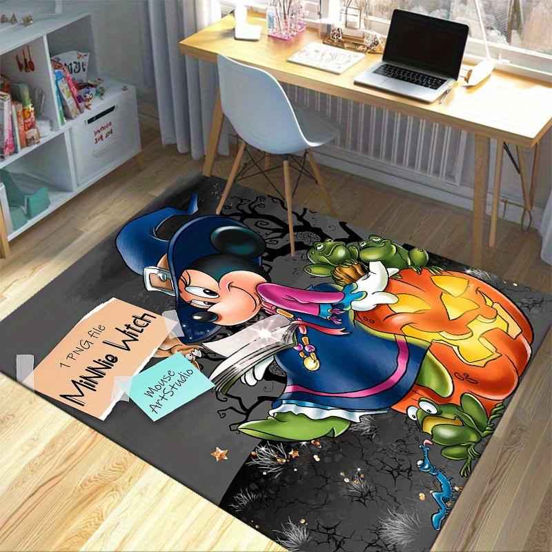 1pc,Halloween Minnie Witch Mouse ArtStudio Home Office Chair Rug Outdoor GiftH093