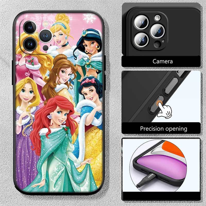 Disney Princess Case for Samsung Note 20 10 S25 Plus Ultra Lite FE M20 M21 M30 M31 M51 A11 A26 A51 A52 A53 A56 A70 A71 A72 A73