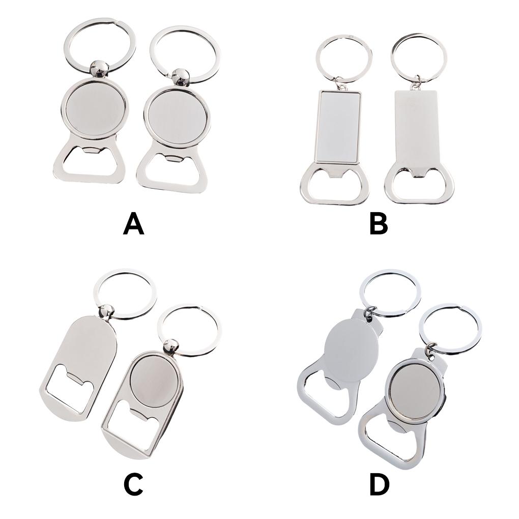 Брелки для ключей Украшения для доски DIY Брелок Износостойкий Водонепроницаемый Двусторонний Открывалка для бутылок Брелок для ключей с термопередачей