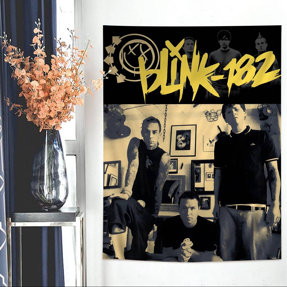 BBlink 182 Рок-группа Красочный Гобелен Настенное Панно Богемные Настенные Гобелены Мандала Настенное Искусство Декор