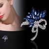 Elegant And Exquisite Crystal Brooch Fashion Luxury Diamond-Encrusted Brooch Women'S Clothes Accessories High-End Brooch