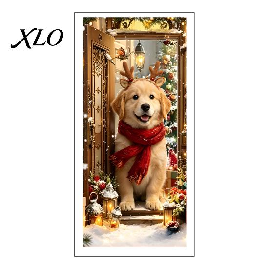 Weather Resistant Snowman Garage Door Stickers Christmas Trash Can Stickers, 3D Illusion Cute Animal Peel & Stick Removable Decorations for