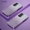 For VIVO Y76 5G Y76S Luxury Electroplated Glitter Phone Case For Vivo Y76 5G Case Shockproof Clear Soft Back Protective Cover