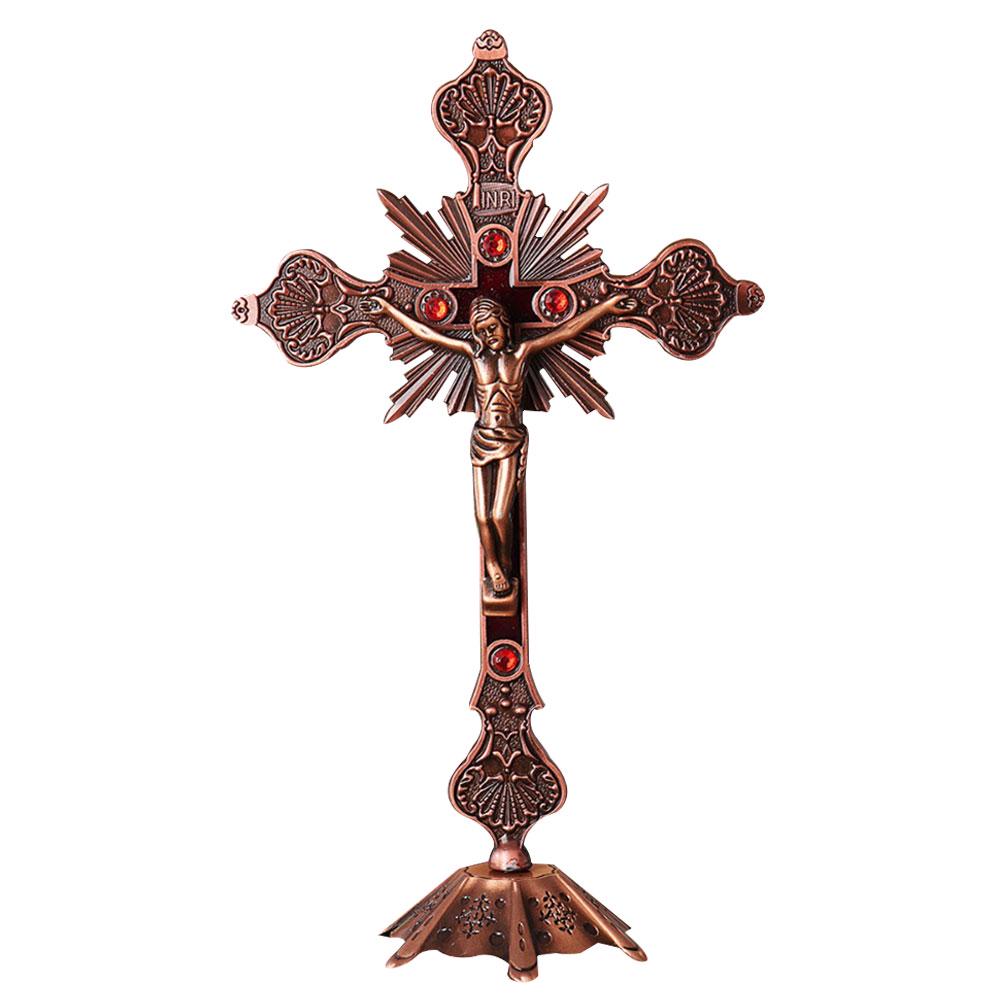 Sweet Room,Antique Catholic Religious Altar Standing Wall Crucifix Cross Church Decoration