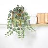 Artificial Hanging String of Heart Plants Wall Mount Low Maintenance Faux Eucalyptus Simulated Rattan