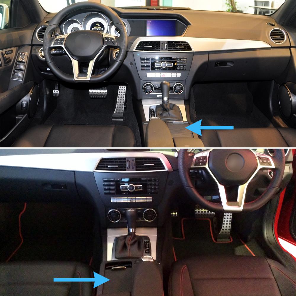 Внутренний автомобильный держатель для стакана с водой, рулонные шторы, чехол для Mercedes Benz W204 C180 C200 C220 C250 C300 W212 E W207 E200 E260