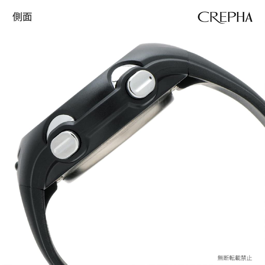 Цифровые часы Urethane Black [Clepha] для мужчин, с управлением, ремешок, TE-D254-BK