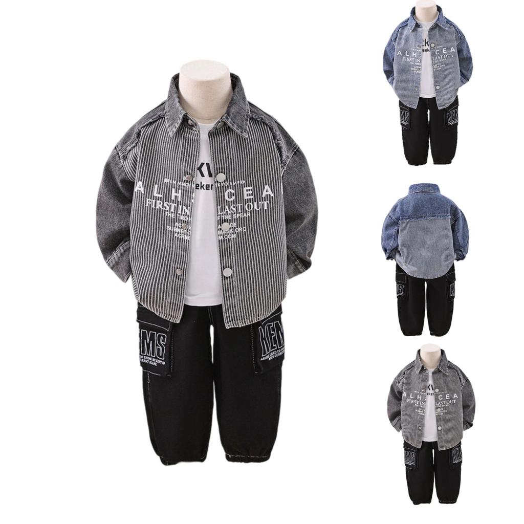 Детский повседневный комплект с длинным рукавом, удобные наряды для повседневной носки