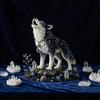 Многослойная вышивка бисером Набор материалов для рукоделия DIY, Серия «Мифический лес» 3D, Полный набор для начинающих с бисером с высоким блеском, Кот Лиса Волк