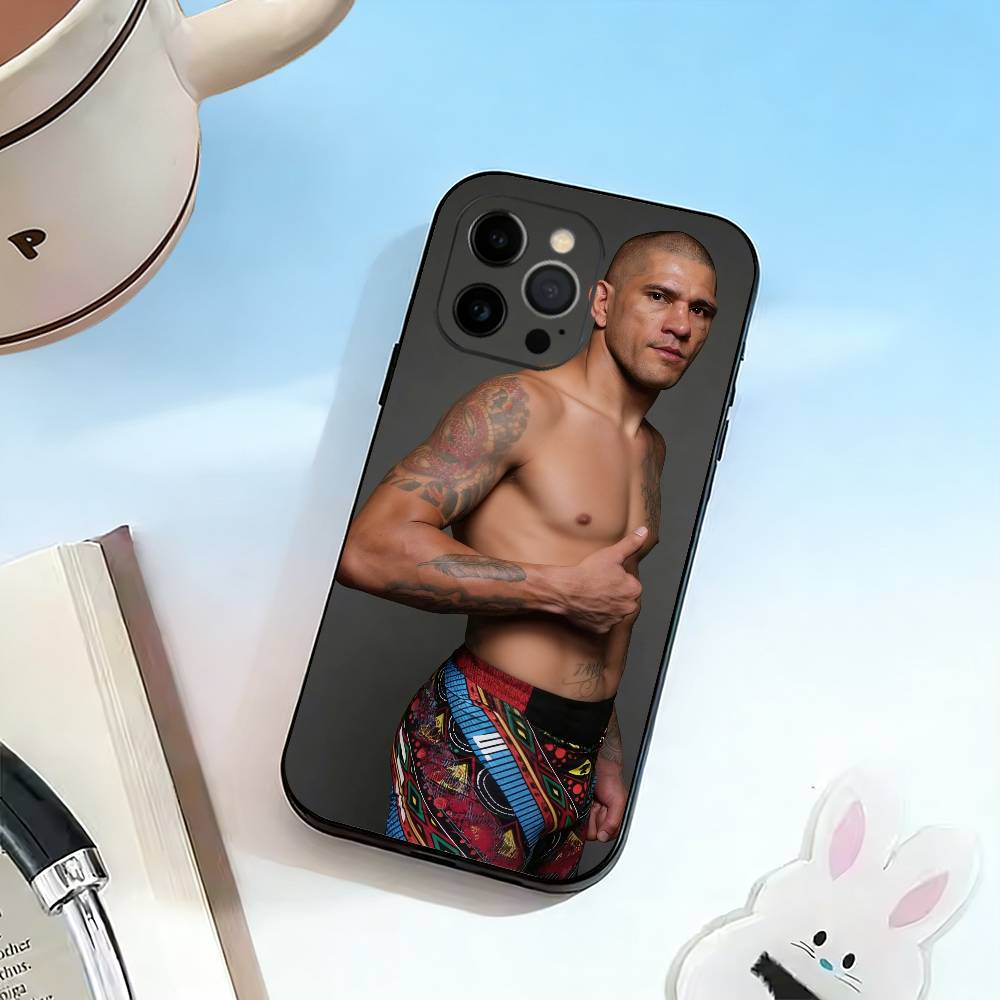 D-Fighting Pereira Alex   Phone Case For iPhone 17,16,15,14,13,12,11 Plus,Pro Max,XS,Soft Silicone Black Cover