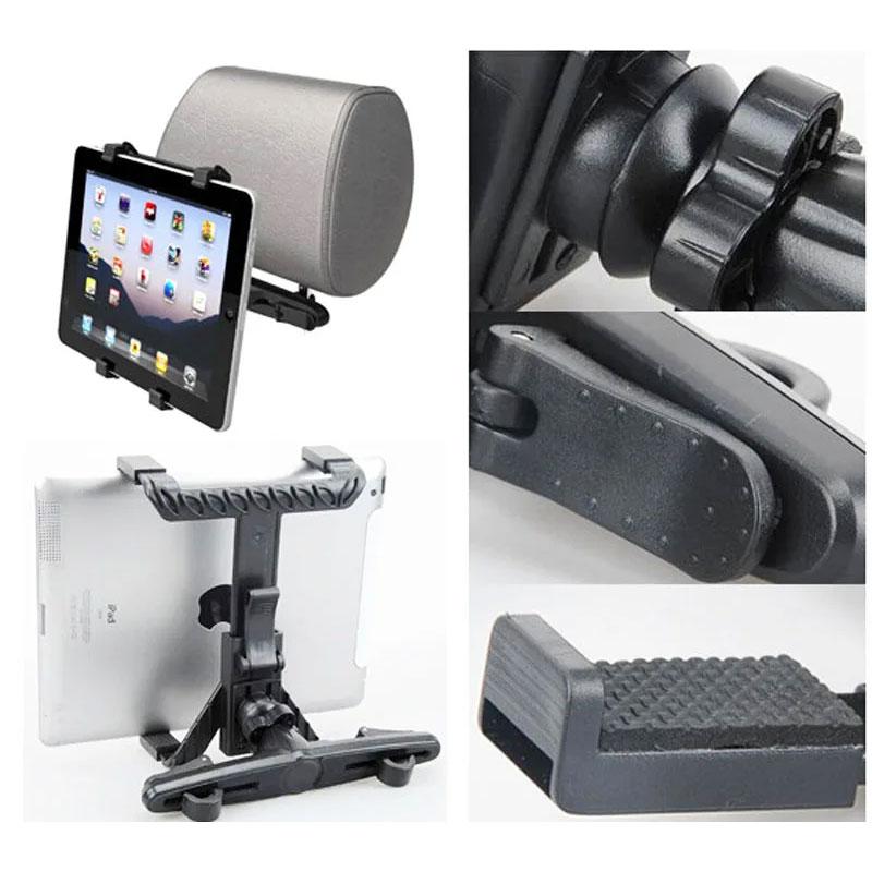 Universal Back Seat Headrest Tablet Holder Adjustable Car Mount Stand Suitable For 9 To 13 Inch Tablet Rear Seat Travel Accessory